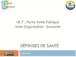 Dépenses de santé - slide 1