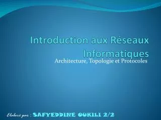 introduction aux r seaux informatiques