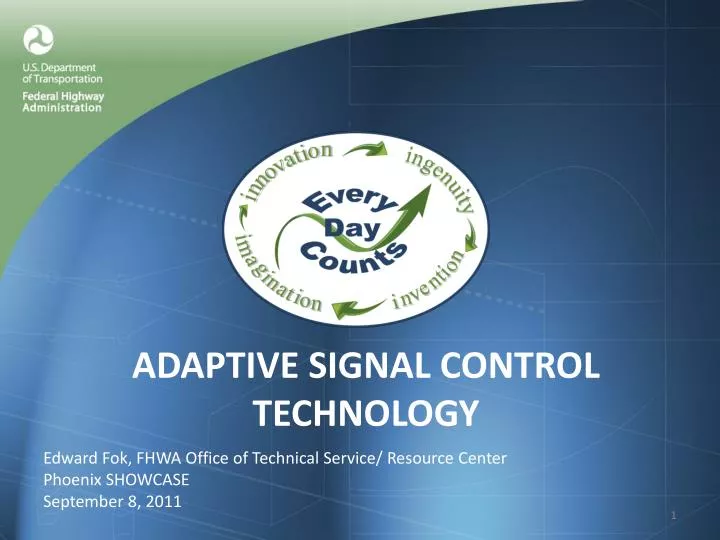 adaptive signal control technology