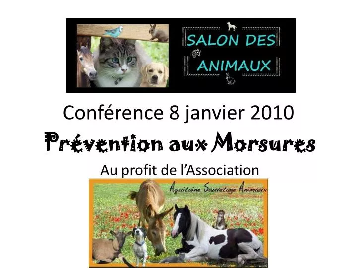 conf rence 8 janvier 2010