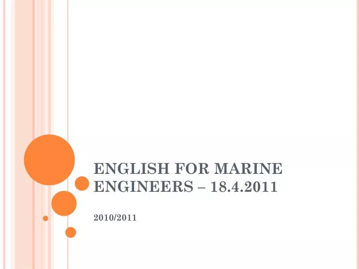 english for marine engineers 18 4 2011