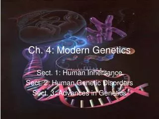 Ch. 4: Modern Genetics