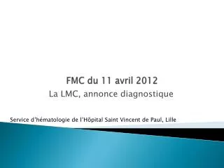 fmc du 11 avril 2012