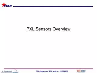 PXL Sensors Overview