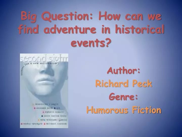 author richard peck genre humorous fiction