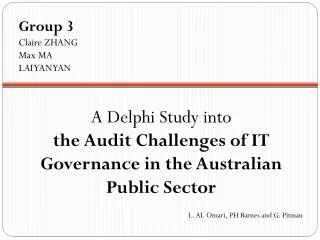 A Delphi Study into the Audit Challenges of IT Governance in the Australian Public Sector