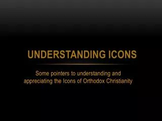 Understanding Icons