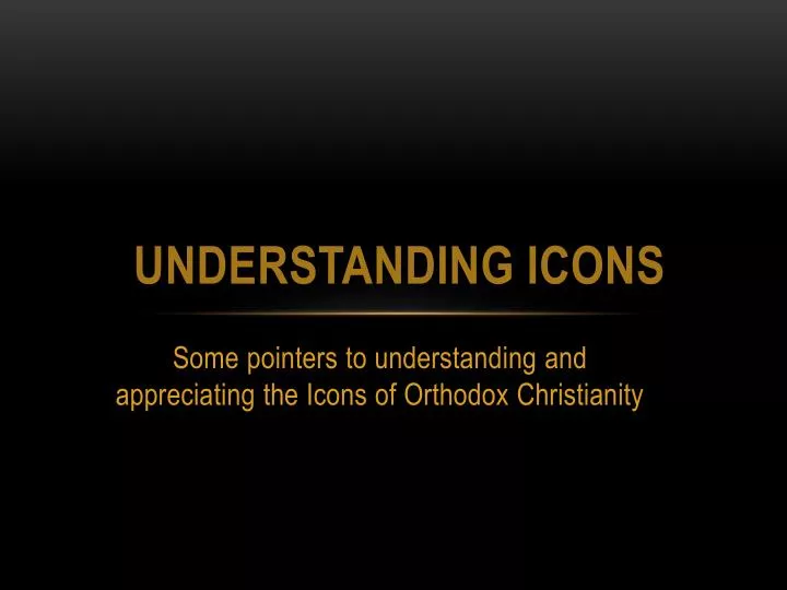 understanding icons