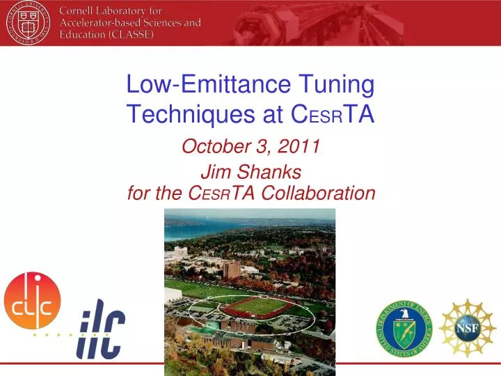 low emittance tuning techniques at c esr ta