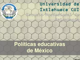 pol ticas educativas de m xico