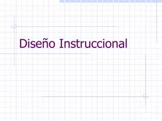 dise o instruccional