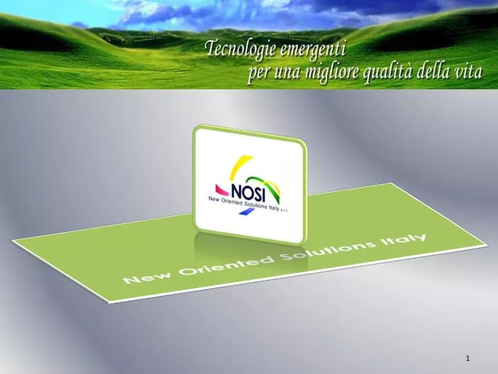 new oriented solutions italy