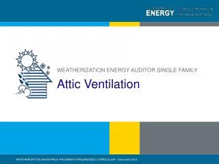 Attic Ventilation