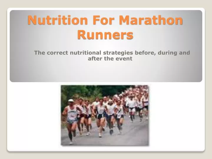 nutrition for marathon runners