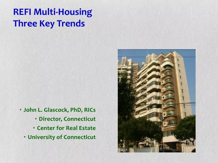 refi multi housing three key trends