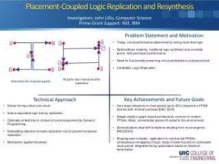 Placement-Coupled Logic Replication and Resynthesis