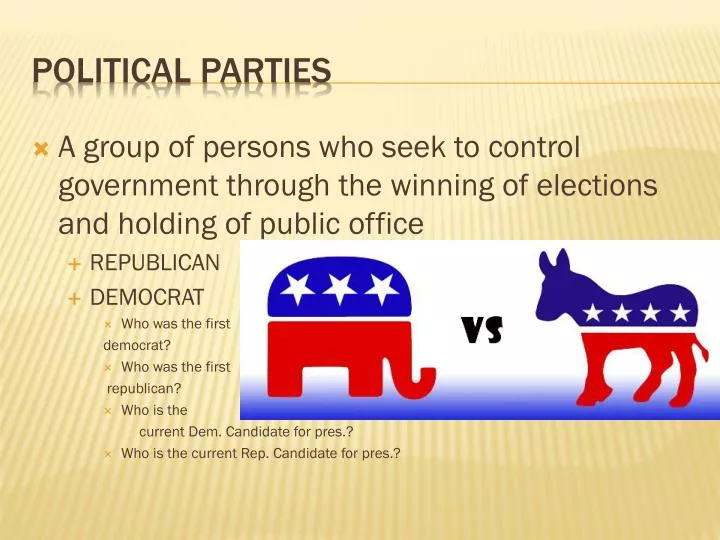 political parties