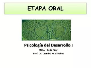etapa oral