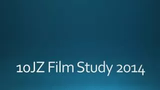 10JZ Film Study 2014