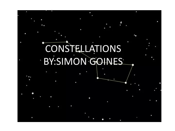 constellations by simon goines