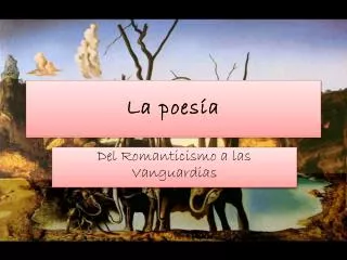 la poes a