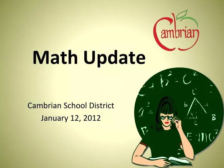 math update