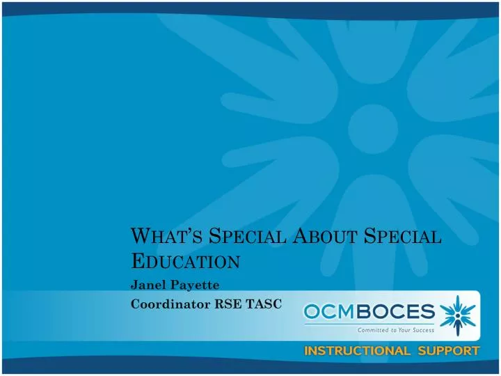 what s special about special education