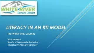 Literacy in an RTI Model