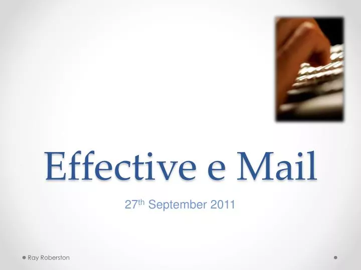 effective e mail