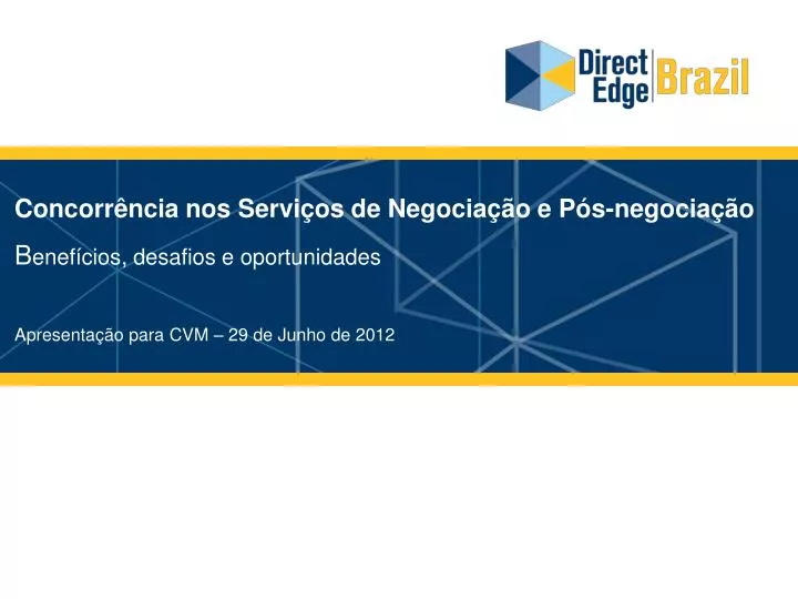 concorr ncia nos servi os de negocia o e p s negocia o b enef cios desafios e oportunidades