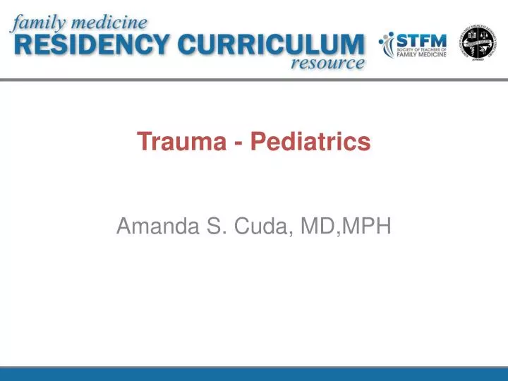 trauma pediatrics