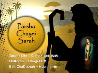 Parsha Chayei Sarah