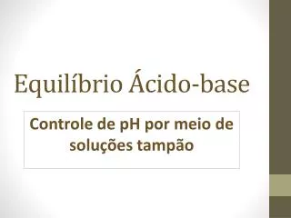 equil brio cido base
