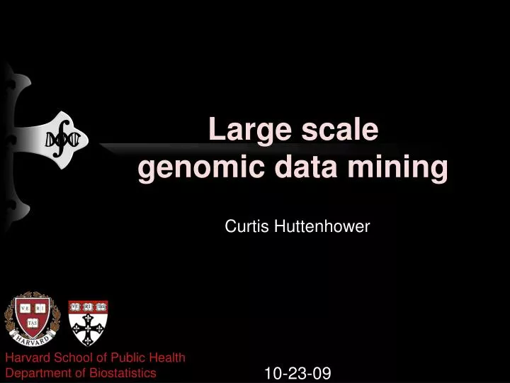 large scale genomic data mining