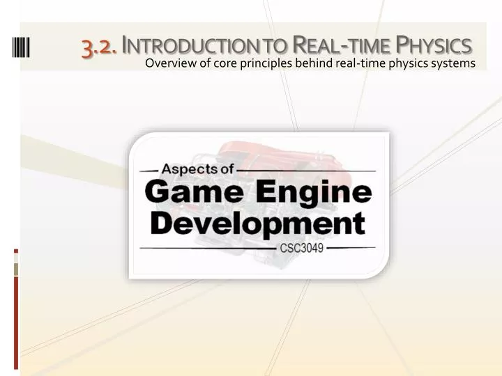 3 2 introduction to real time physics