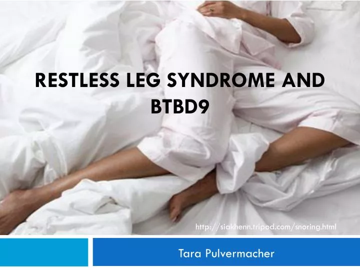 restless leg syndrome and btbd9