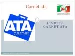 Carnet ata - slide 1