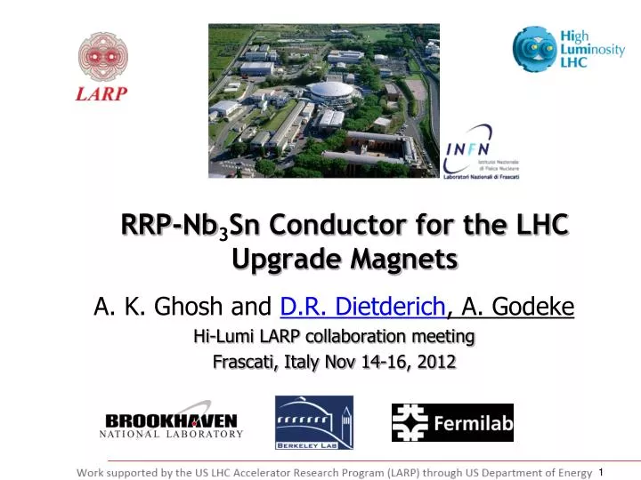 rrp nb 3 sn conductor for the lhc upgrade magnets
