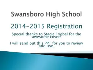 Swansboro High School