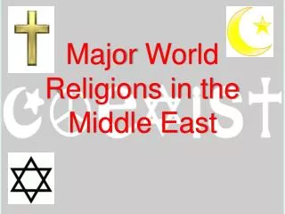 Major World Religions in the Middle East