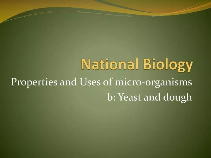 national biology