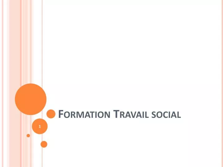 formation travail social