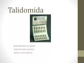 talidomida