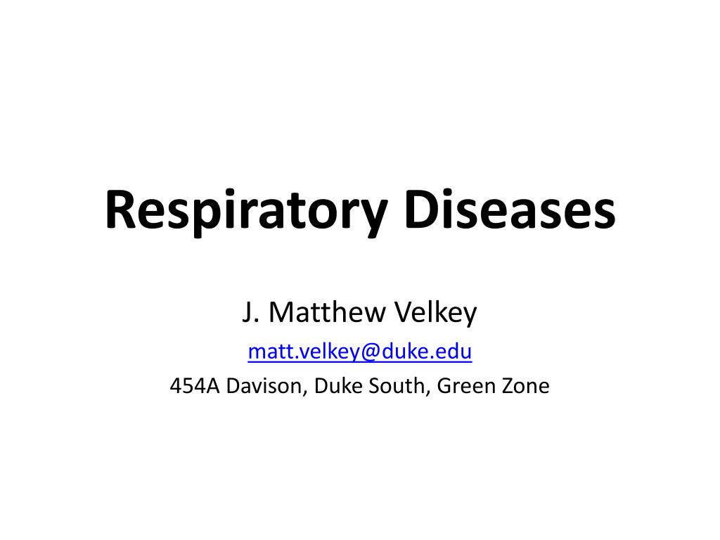 PPT - Respiratory Diseases PowerPoint Presentation, free download - ID ...