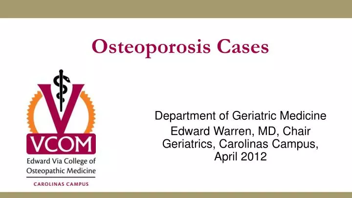 osteoporosis cases