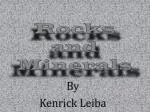 Rocks and Minerals - slide 1