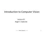 Introduction to Computer Vision and Image Filtering Techniques in MATLAB - slide 1