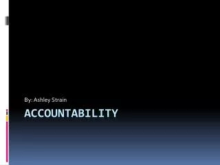 Accountability