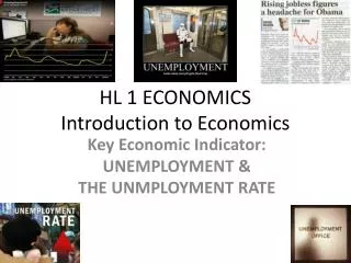 HL 1 ECONOMICS Introduction to Economics