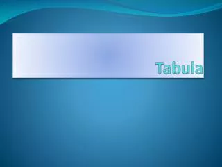 Tabula